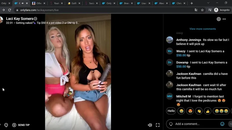 Laci Kay Somers Teasing Her Jugs in Steamy OnlyFans Video