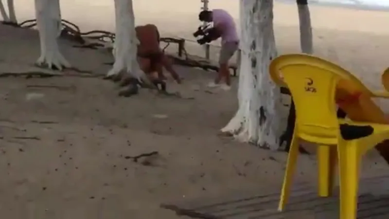 Brad Montana Beachside Fuck Video in Recreio