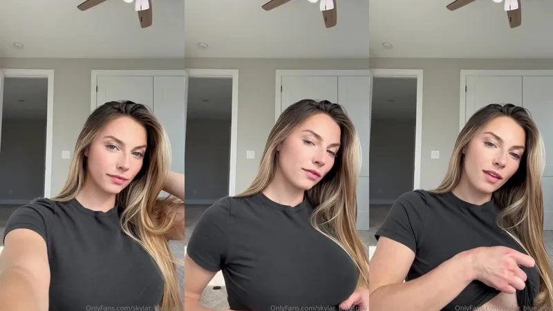 Skylar Blue Teases in Leaked OnlyFans Porn Video
