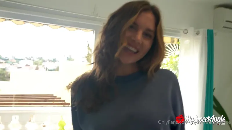 MySweetApple Teases in Bisexual Blowbang Bonanza Video