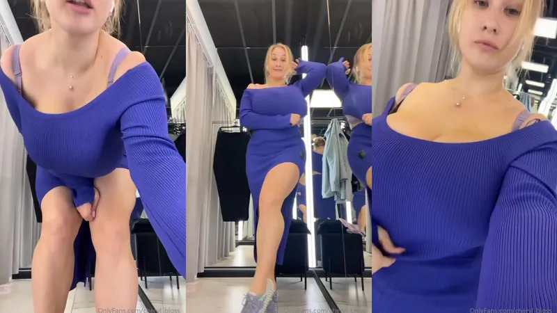 Cheryl Blossom Teases Her Fake Tits in This Exposed Full Sex Tape Video