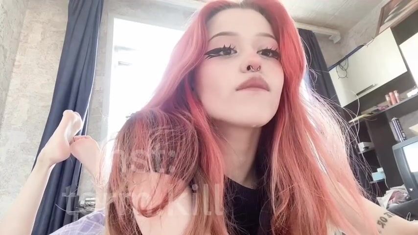 TermKill Teases Her Naked Body With That Slutty Look In Her Eyes In This Explicit Video