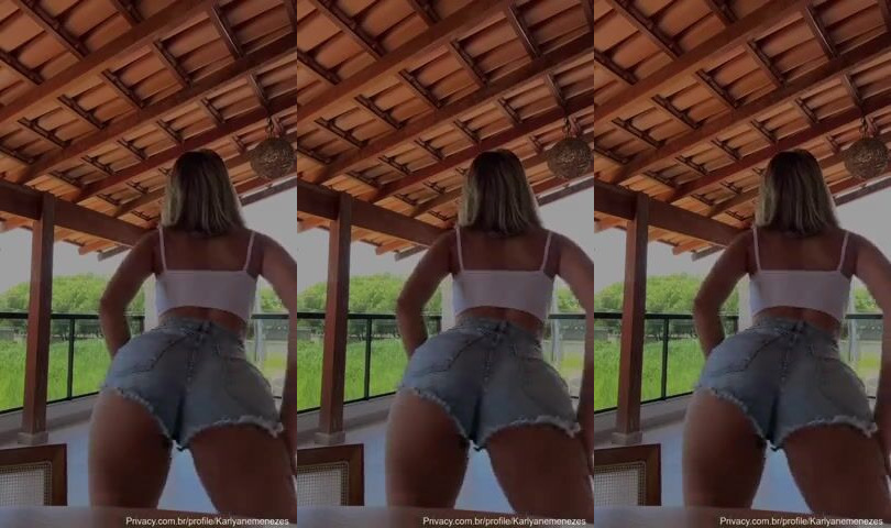 Karlyane Menezes leaked nudes twerking that juicy booty in stolen video