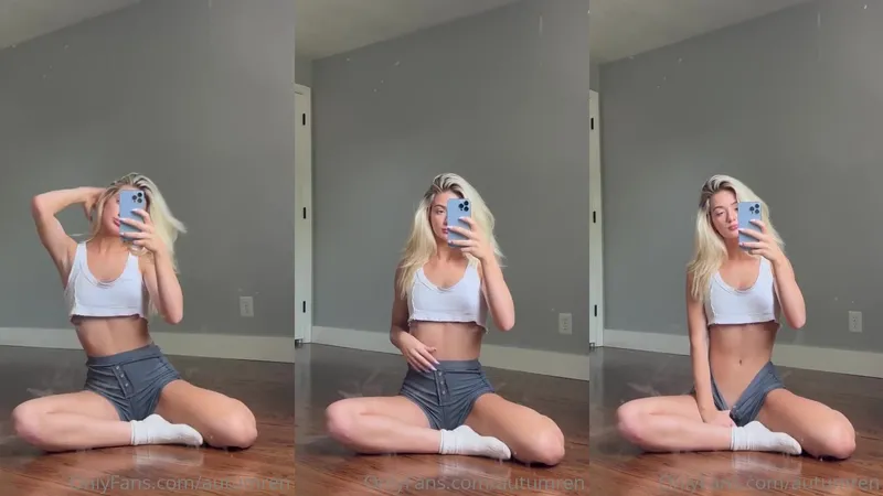 Autumren Teases Her Dripping Nude Body in Explicit Video