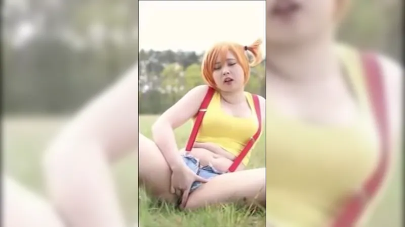 Misty Stone Teases in Outdoor Geisha Cosplay Porn Video