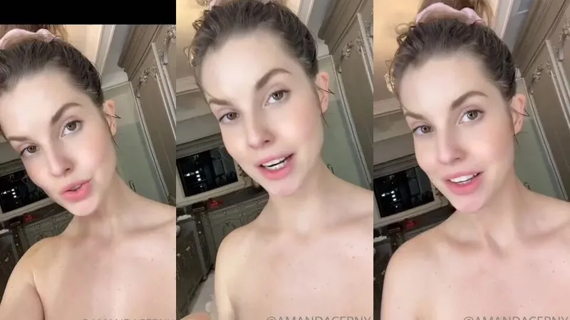 Amanda Cerny Teases with Handbra Dance in Leaked Onlyfans Video