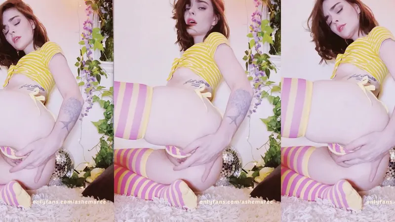 Ashe Maree Leaked OnlyFans Video Teasing Her Dripping Cream Pie