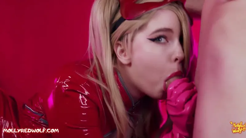 MollyRedWolf stars in Must-Watch brunette sex tape Extravaganza video