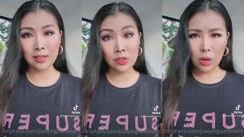 Jiaoying Summers Teases Her All Natural Tits in Leaked Patreon Video