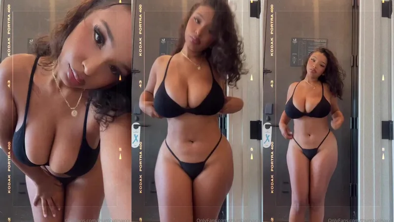 Thumbalina Latina Influencer Teases in Exclusive Porn Video