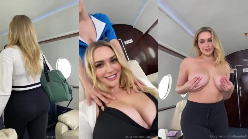 Mia Malkova & Lana Rhoades Tease Mile High Club In Leaked First Class Fuck Video