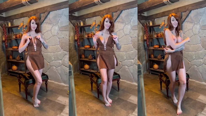 Lera Himera Teases Her Perfect Small Tits in Epic BG Video