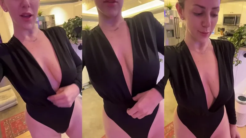 Fiona Tease Her All Natural Tits in Sensational Video