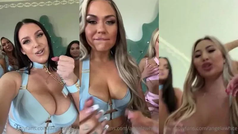 Lena The Plug Sky Bri Angela White Tease Wet Pussy With Massive Dildos In Naughty OnlyFans Video