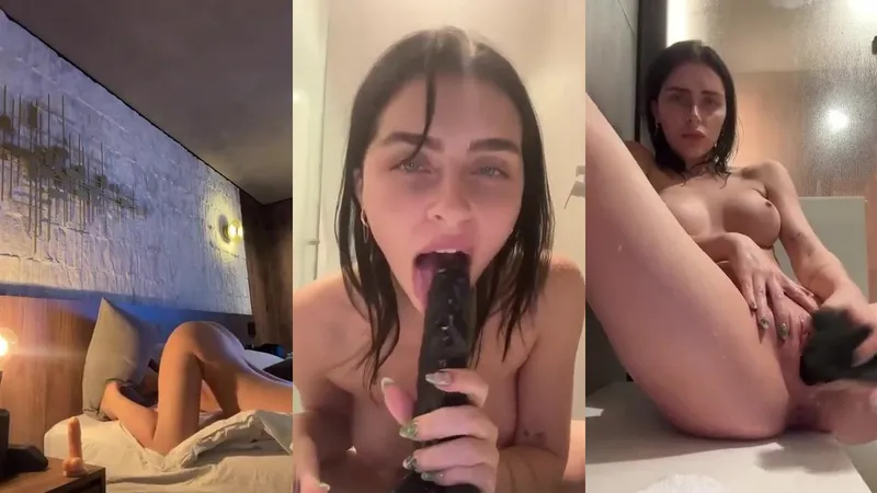 LaurenHamden Teases With Her Favorite Dildos In Pulsating Pussy Video