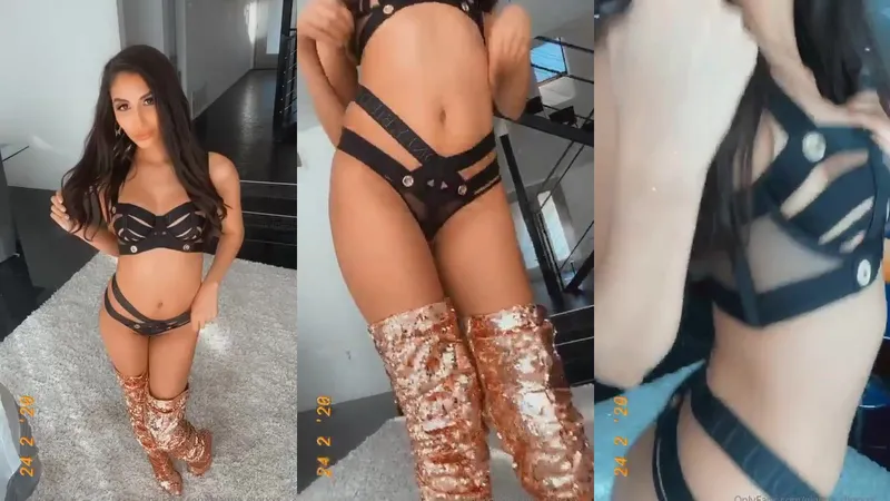 Gianna Dior Teases Her Tiny Ass in Explicit Fapello Video