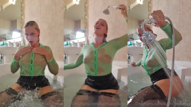 Kathia Nobili Teases in Sweaty Solo Play Masturbation Video