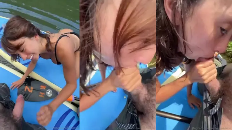Veronica Perasso Teases Outdoor Lakeside Blowjob Action in Leaked Video