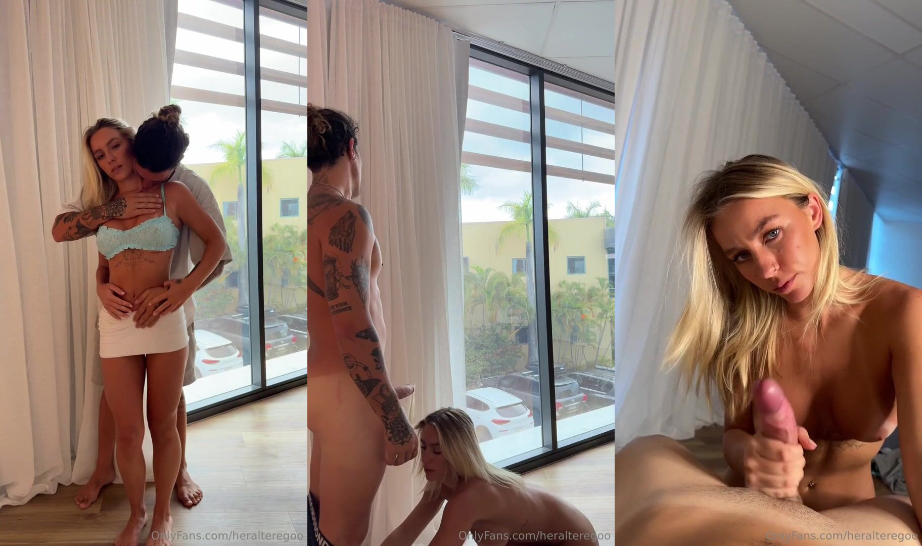 Rebecca McLeod Teases Cock With Her Mouth And Cleavage Until He Erupts In Must-Watch Video