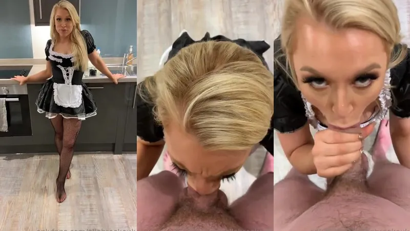 Elle Brooke Teases Boss with a Steamy BJ Video
