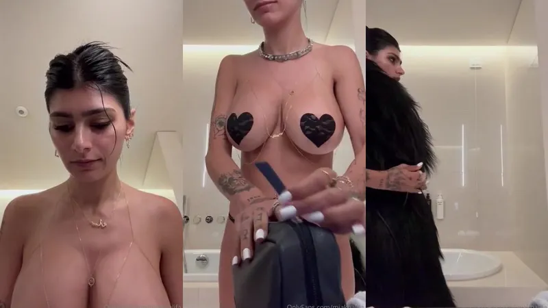 Mia Khalifa Teases In Halloween Party Prep Video