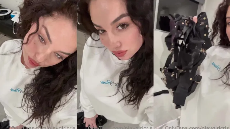 Playgirlcris Teases Her Huge Tits in Leaked Private DM Porn Video