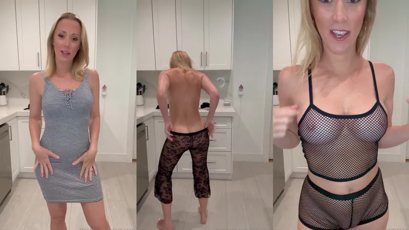 Vicky Stark Teases in Nude Bikini Try-On for OnlyFans Leaked Video