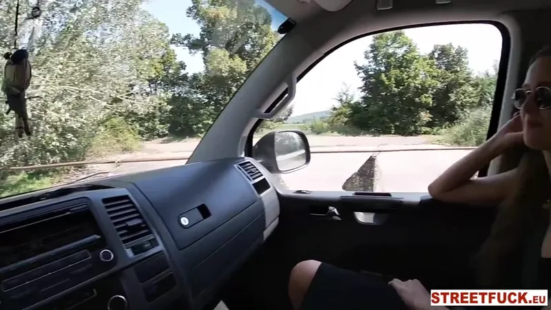 Stacy Cruz Gets Naughty With A School Friend In A Car Fuck Video