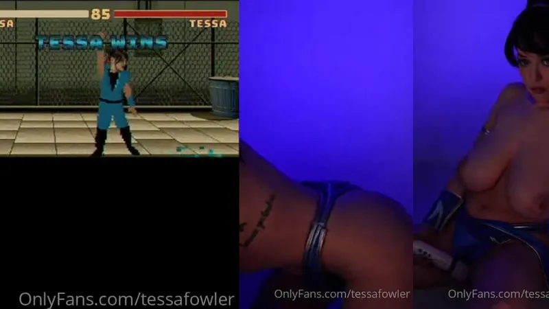 Exclusive Tessa Fowler Teases in Mortal Kombat Cosplay OnlyFans Leak Video