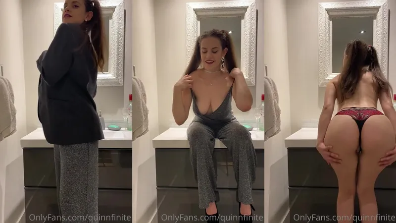 QuinnFinite Teases Her Huge Natural Titties in This Must-Watch Leaked Onlyfans Video