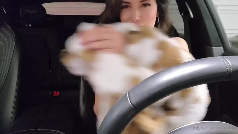 Alinity Teases In The Drivers Seat XXX Video
