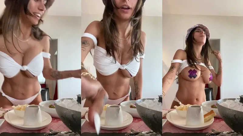 Mia Khalifa Starts Her Day with Naked Morning Munch Video