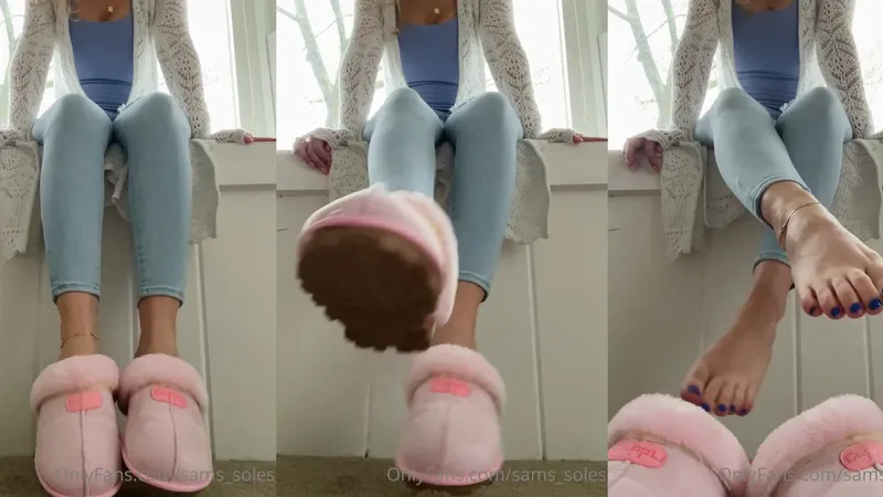 sams soles21 Teases Her Dirty Soles in Leaked OF Video