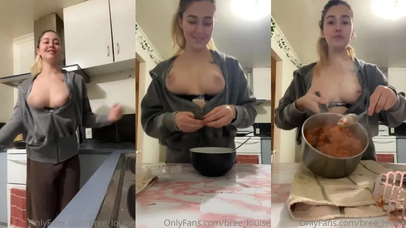 Bree Louise Tease Her Best Bits In Leaked OF Video