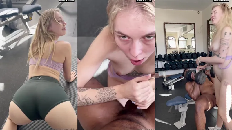 Mimi Cica Teases With BBC Gym Fuck Video Featuring Troy Francisco