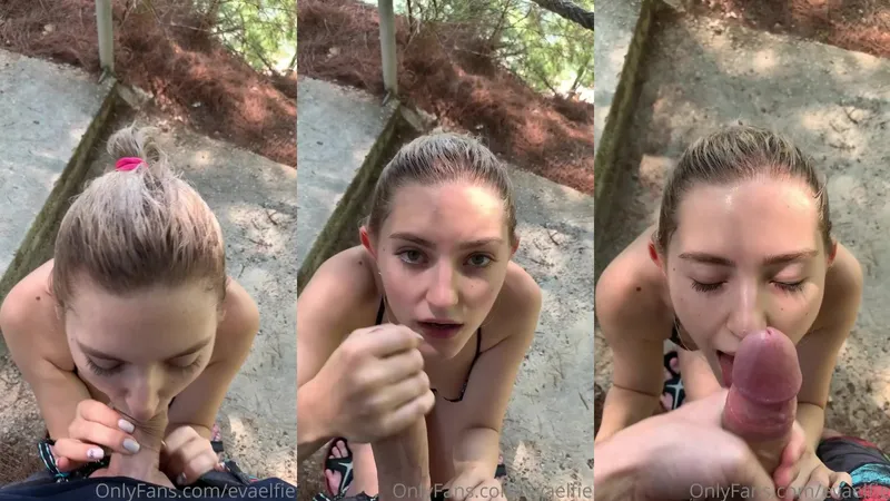 Eva Elfie Teases with Sloppy BJ Action in Twitter Video