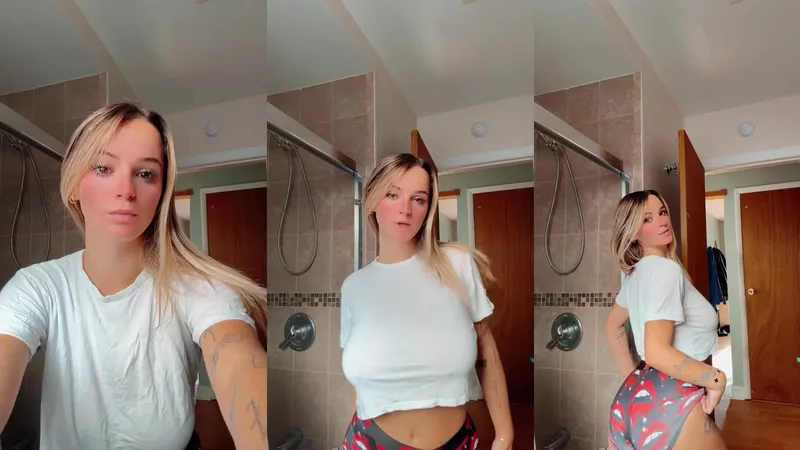 Kaitlyn Krems Sloppy Sweaty Cock Worship BJ Video