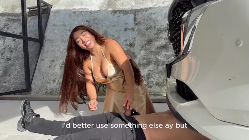 Mexican Wife Teases Trusted Mechanic In Naughty Repair Shop Video