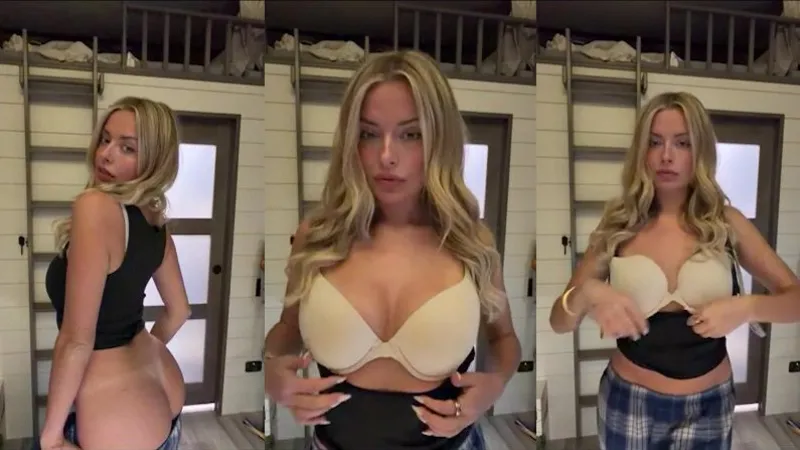 Corinna Kopf Teases in Steamy Striptease Video