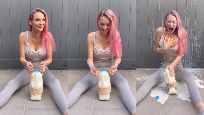 Bebahan OnlyFans Nudes Tease in a Wet n Wild Milky Video