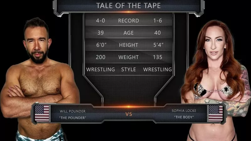 Sophia Locke Evolved Battles in NEW Wrestling Fuck Video