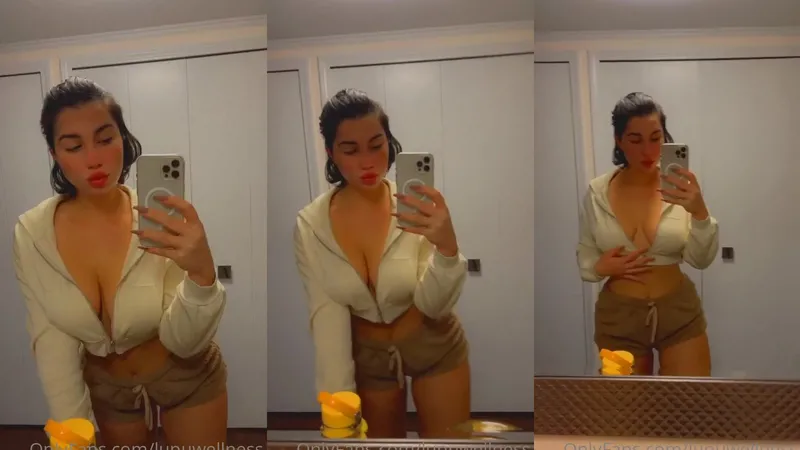 LupuWellness Video Brunette Whore Tease On Instagram