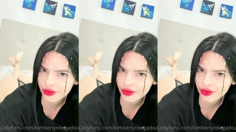 Kimberly Delgado Teases Her Goodies in Leaked Video