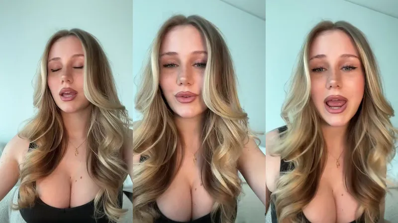 Gina Laitschek OnlyFans leak video teases her massive juggs in action