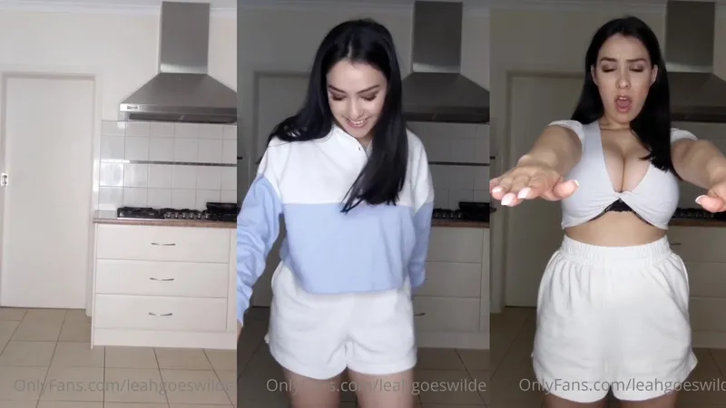 LeahGoesWilde Teases Her Perfect Assets in Solo Fap Video