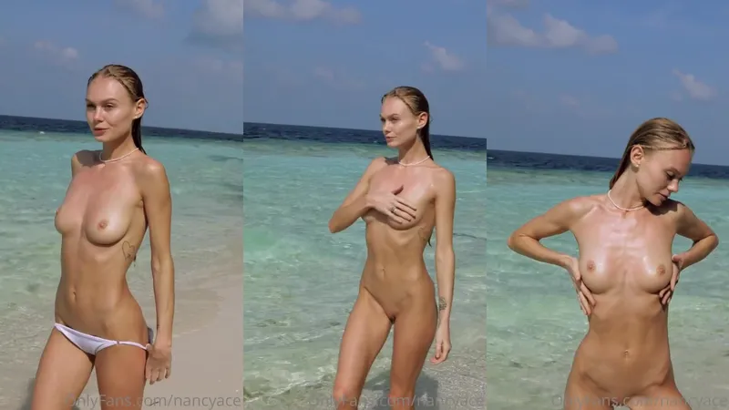 Nancy Ace Teases in Lingerie for a Wild Sextape Video