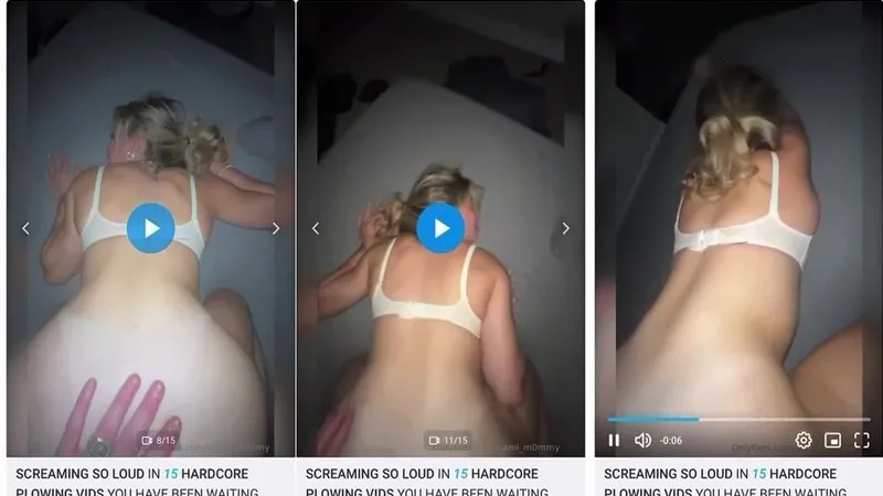 NamiMommy loves doggystyle in her leaked sex tape video