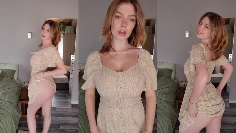 CarmenRae Teases in Naughty Leaked egirl Scandal Video