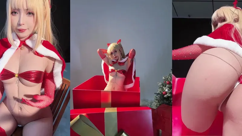 Umeko J stars in Marie Rose Christmas Bang Video