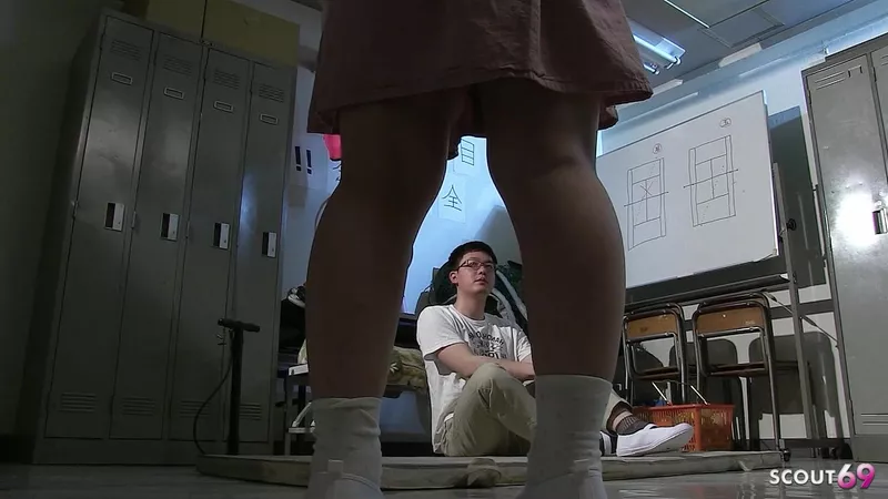 Petite Japanese Virgin Teen 18 Seduce Classmate to Defloration Sex in Uncensored JAV Porn